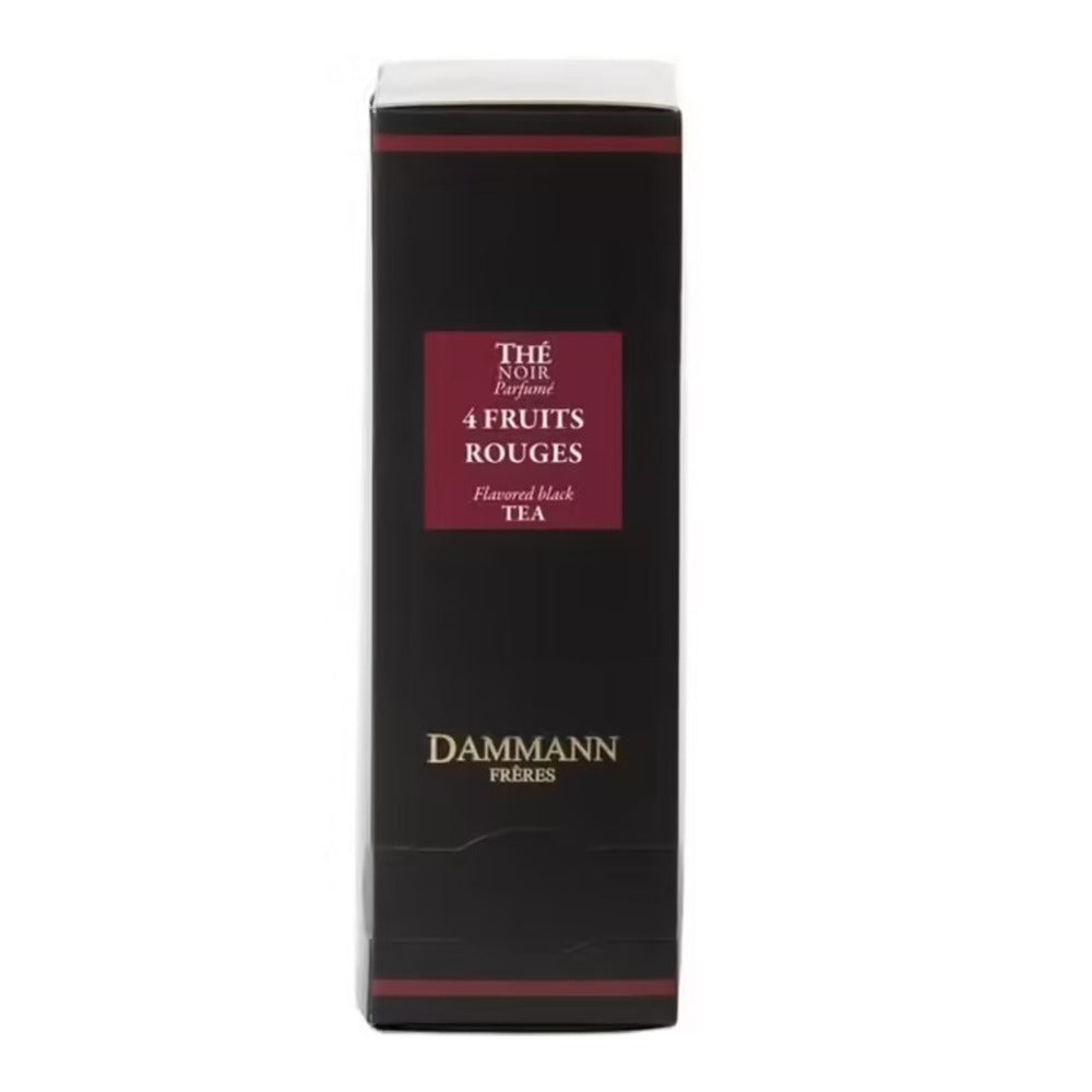 Dammann Frères Thé noir aromatisé aux fruits rouges, 24 sachets, 48 g