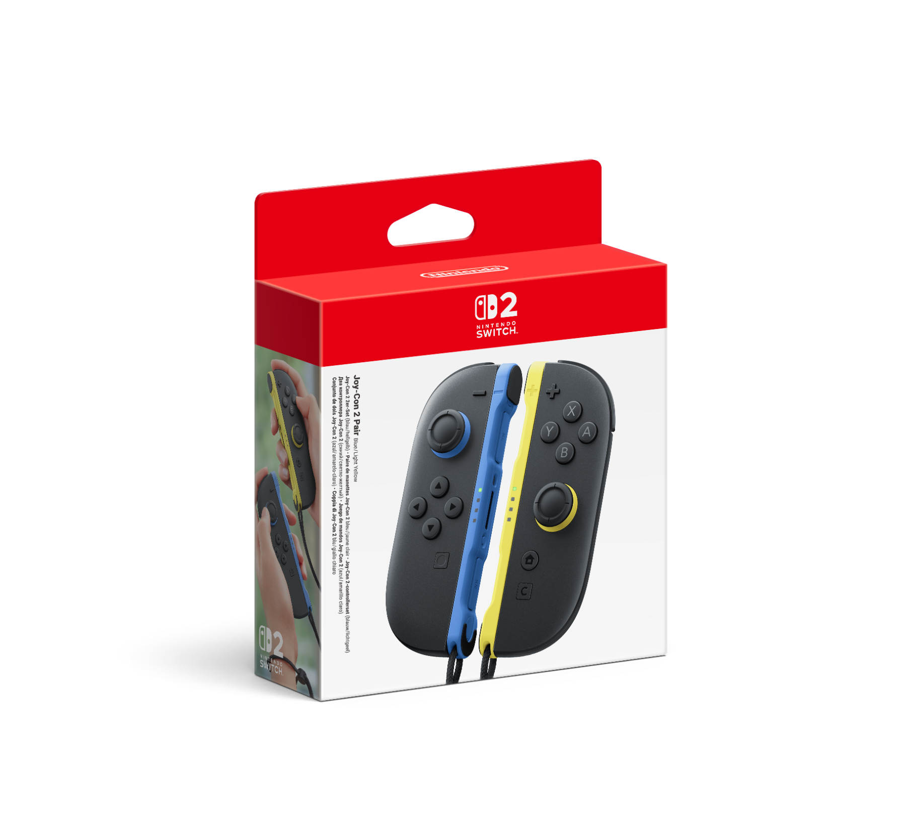 Nintendo Paire de manettes Joy-Con 2 pour Switch 2 - Bleu / Jaune clair