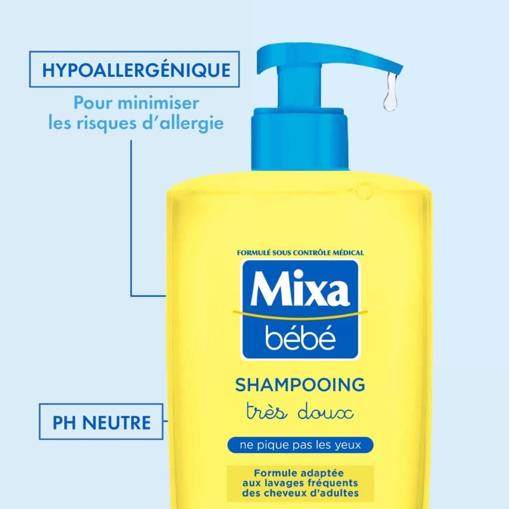 Mixa Bebe Shampooing Très Doux 750 ml