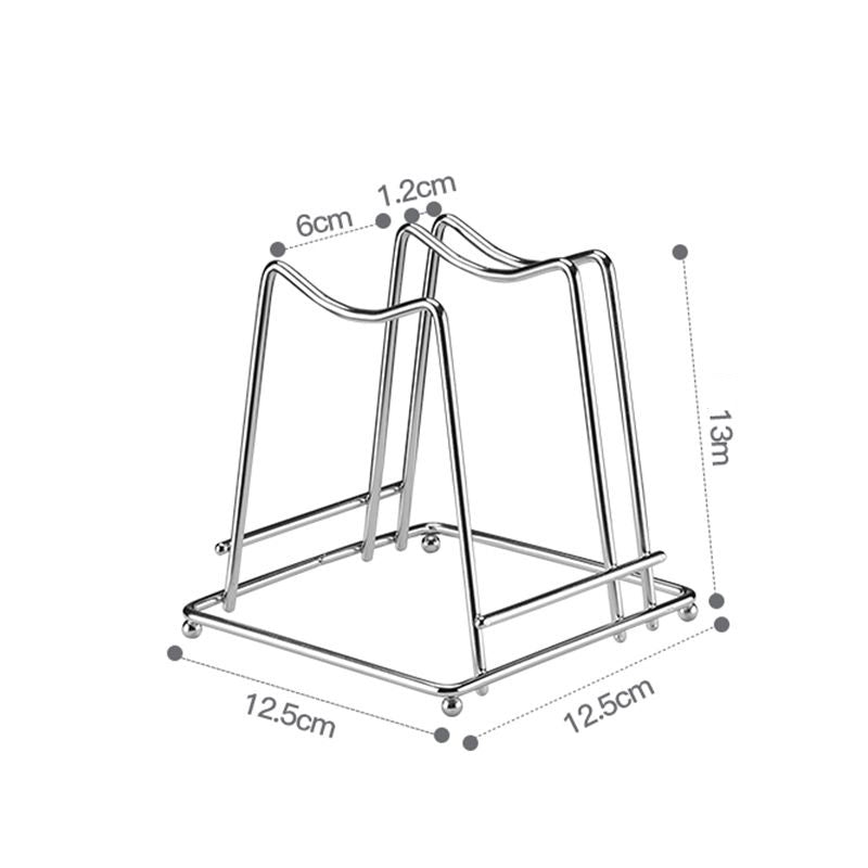 Maxcook Organisateur de couvercles de casseroles en acier inoxydable 304 - Porte-planche à découper - Organisateur pour casseroles et poêles - Couvercle de casserole pour sous-meuble - Plaque à biscuits - Ustensiles de pâtisserie - Plateau de service