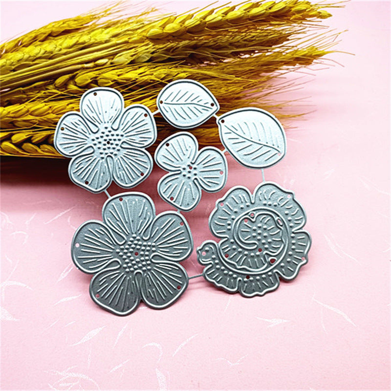 Dies à Découper en Métal à Ressort, Dies de Découpe de Masque en Relief pour Création de Cartes, Papier Scrapbooking, Album, Tampons DIY Décoration