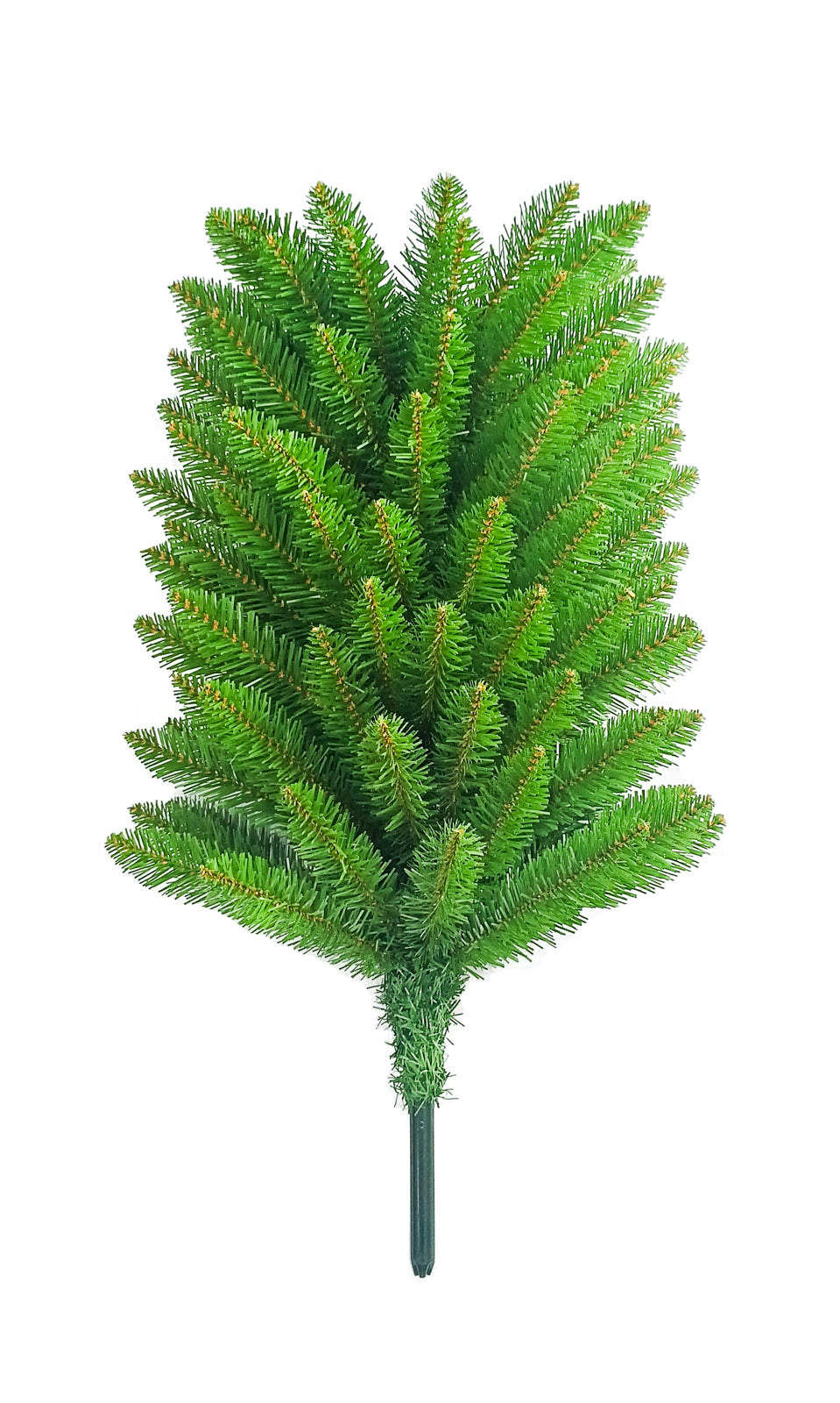 Daisy Darcy Sapin fin vert de 5 ft, Construction enveloppée, Support en métal, Diamètre de 51 cm