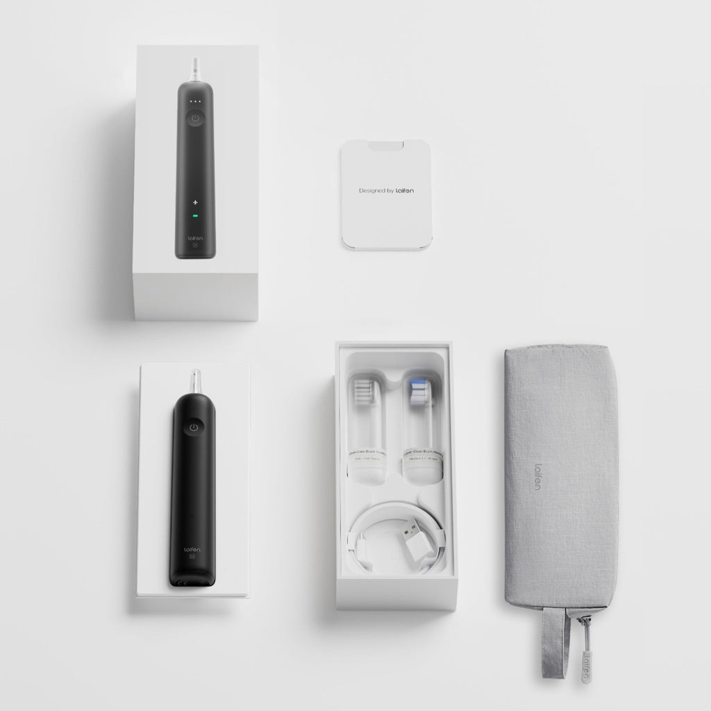 Laifen Wave SE Brosse à dents électrique, Brosse à dents sonique intelligente avec contrôle par application, Oscillation à 60°, 3 modes personnalisables, Batterie de 50 jours