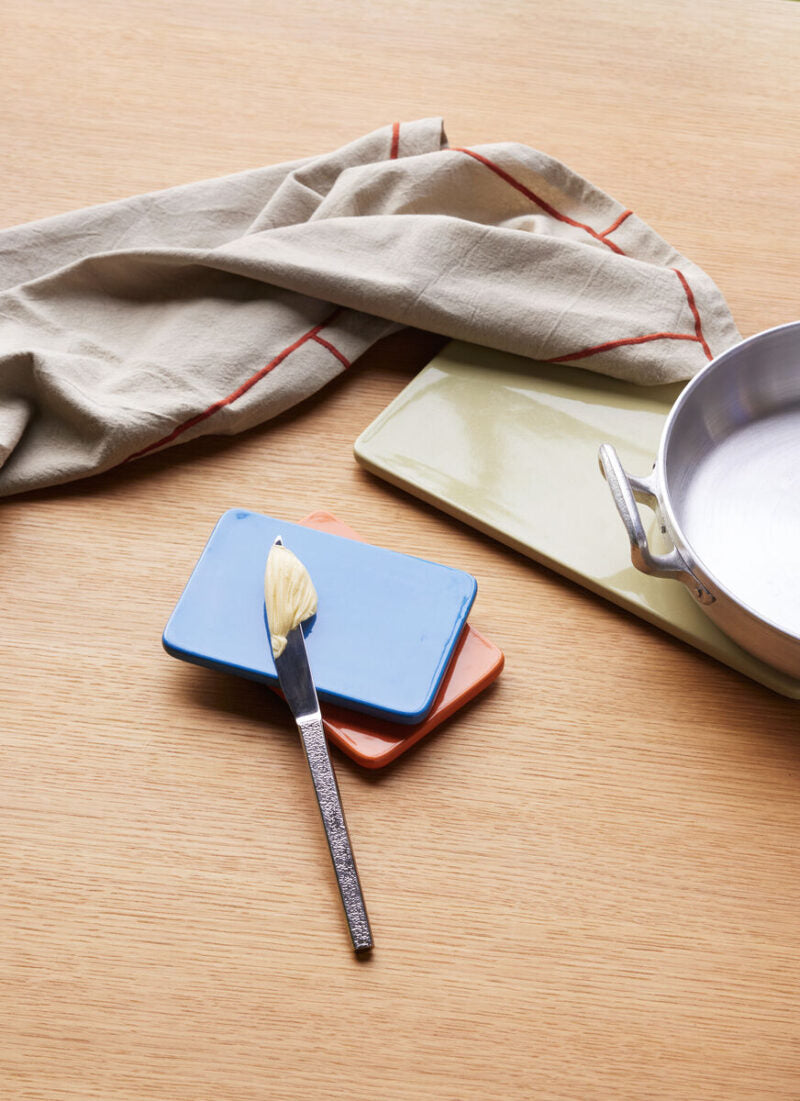 Hübsch Easypeasy Torchon de cuisine - Beige/rouge