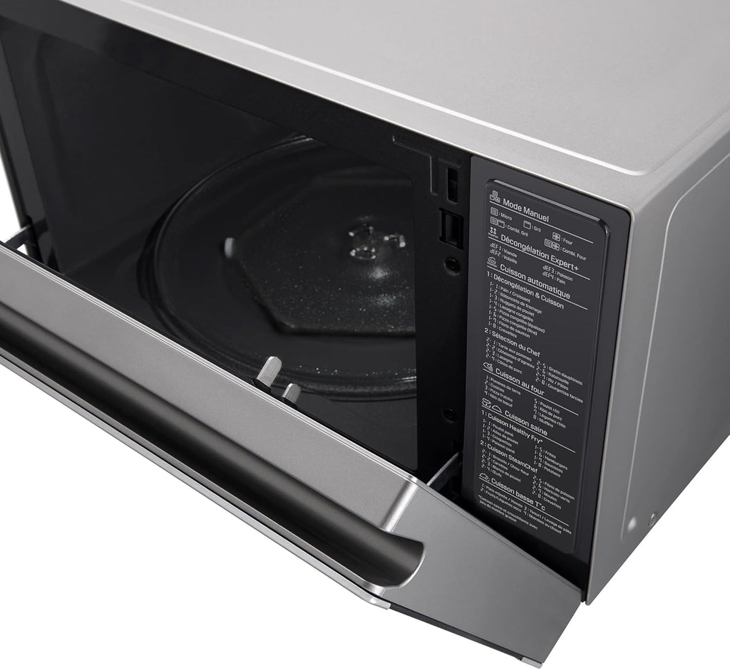 LG MJ3965ACS Micro-ondes combiné en acier inoxydable - 39L - Noir