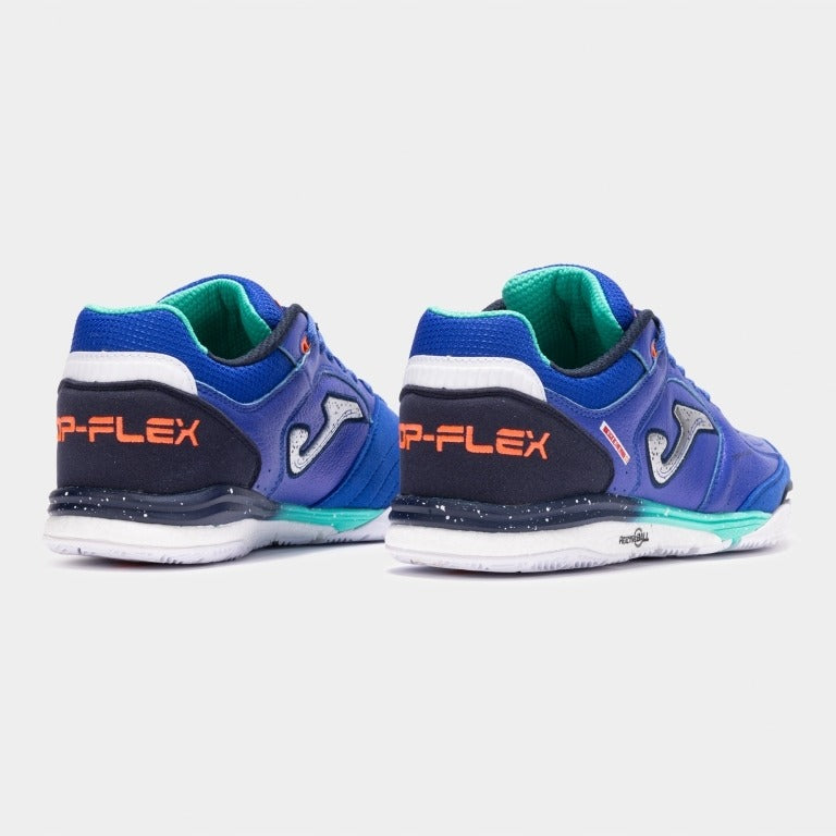 JOMA Chaussures de futsal Top Flex Rebound pour intérieur Bleu 45