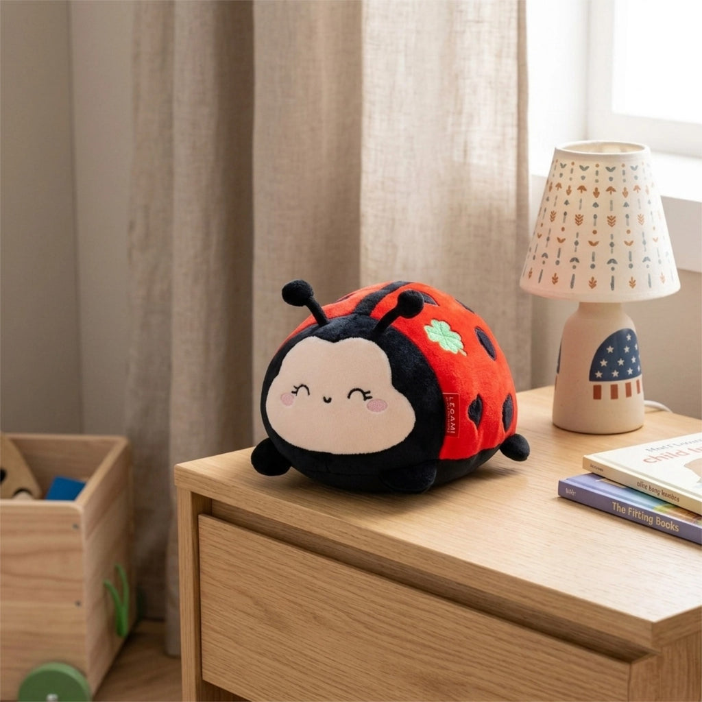 Legami Collection de peluches douces, Mini ladybug jouet en peluche, Hauteur 12 cm, Lot de 1