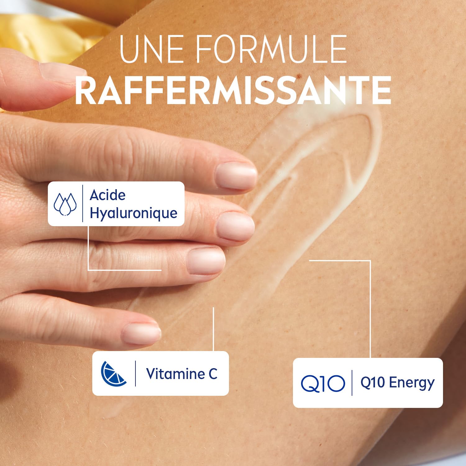 NIVEA Q10 Sérum Lait Corps Revitalisant Fermeté Q10 + Vitamine C - 200 ml