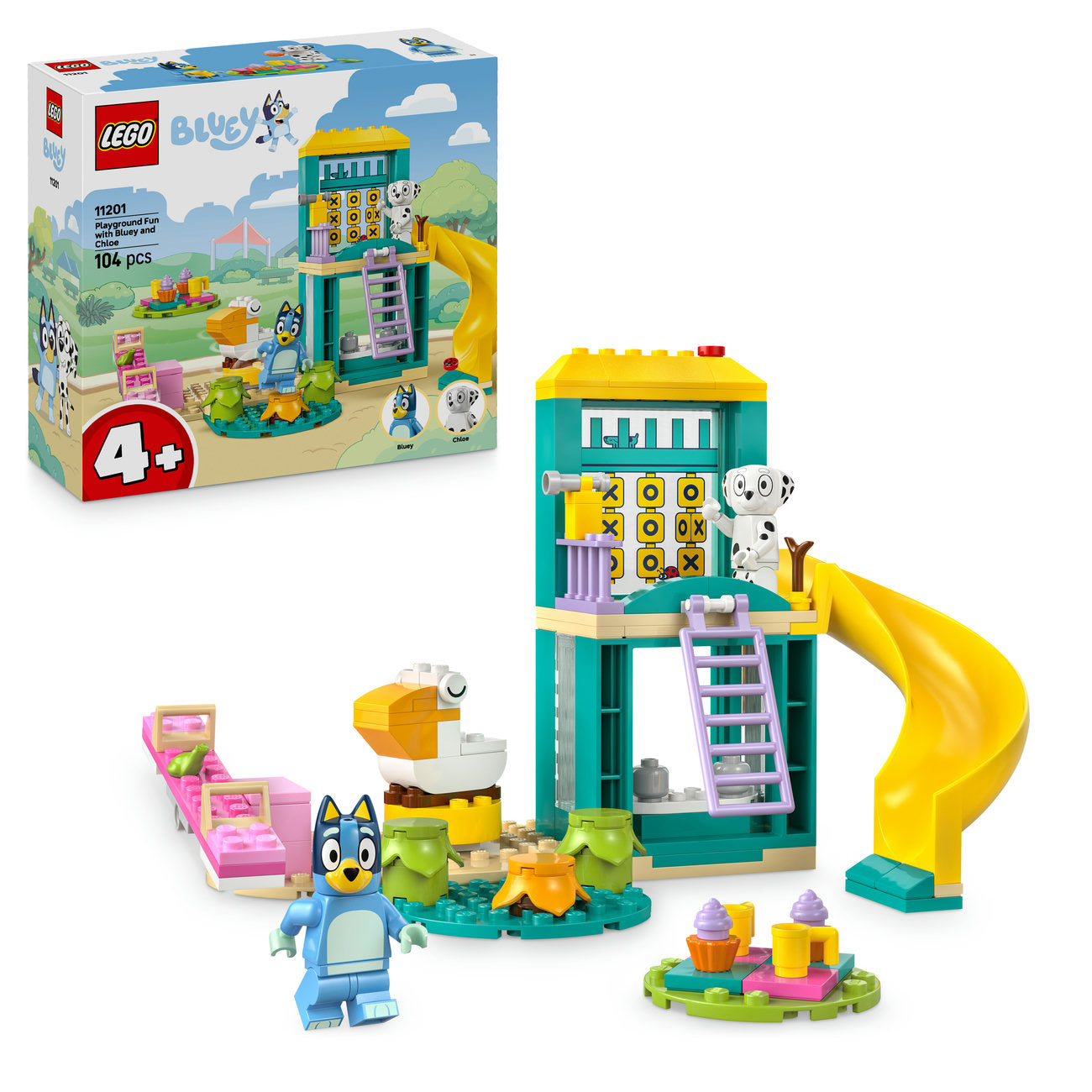 LEGO Bluey 11201 Bluey et Chloe à l’aire de jeux