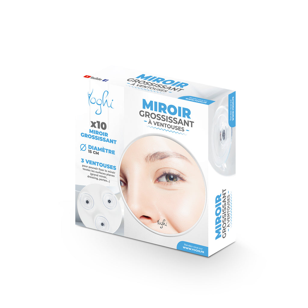 Yoghi Mini M Miroir grossissant à ventouse