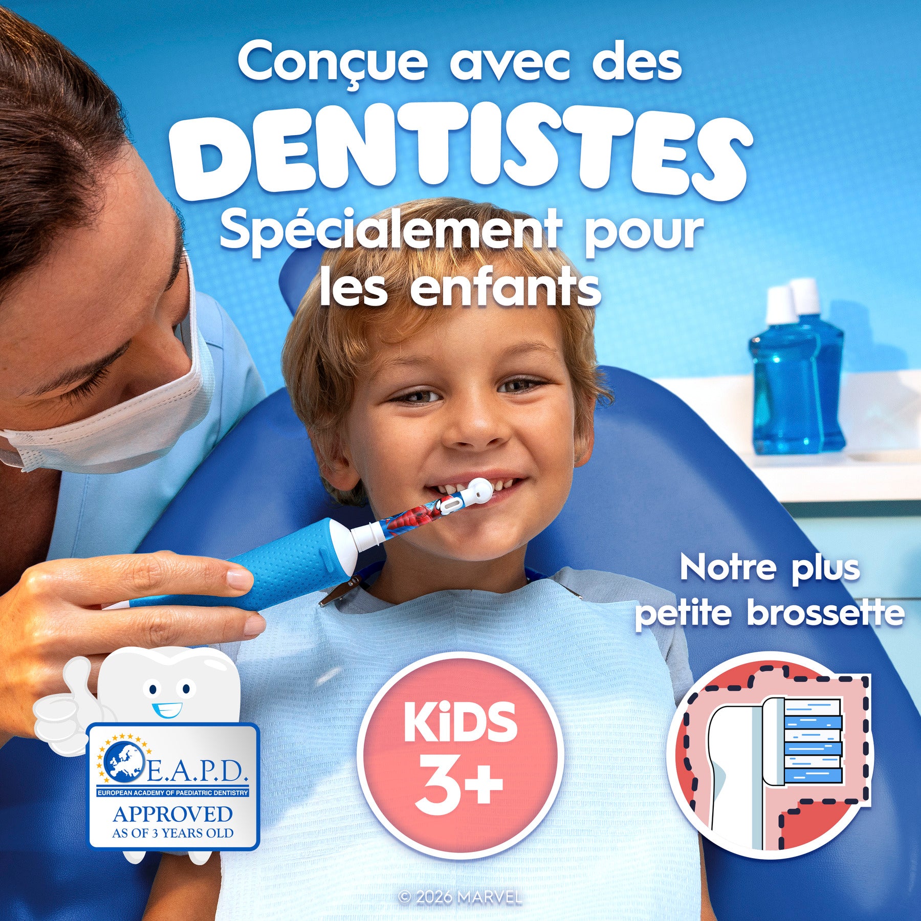 Oral-B Têtes de brosse Spider-Man x4