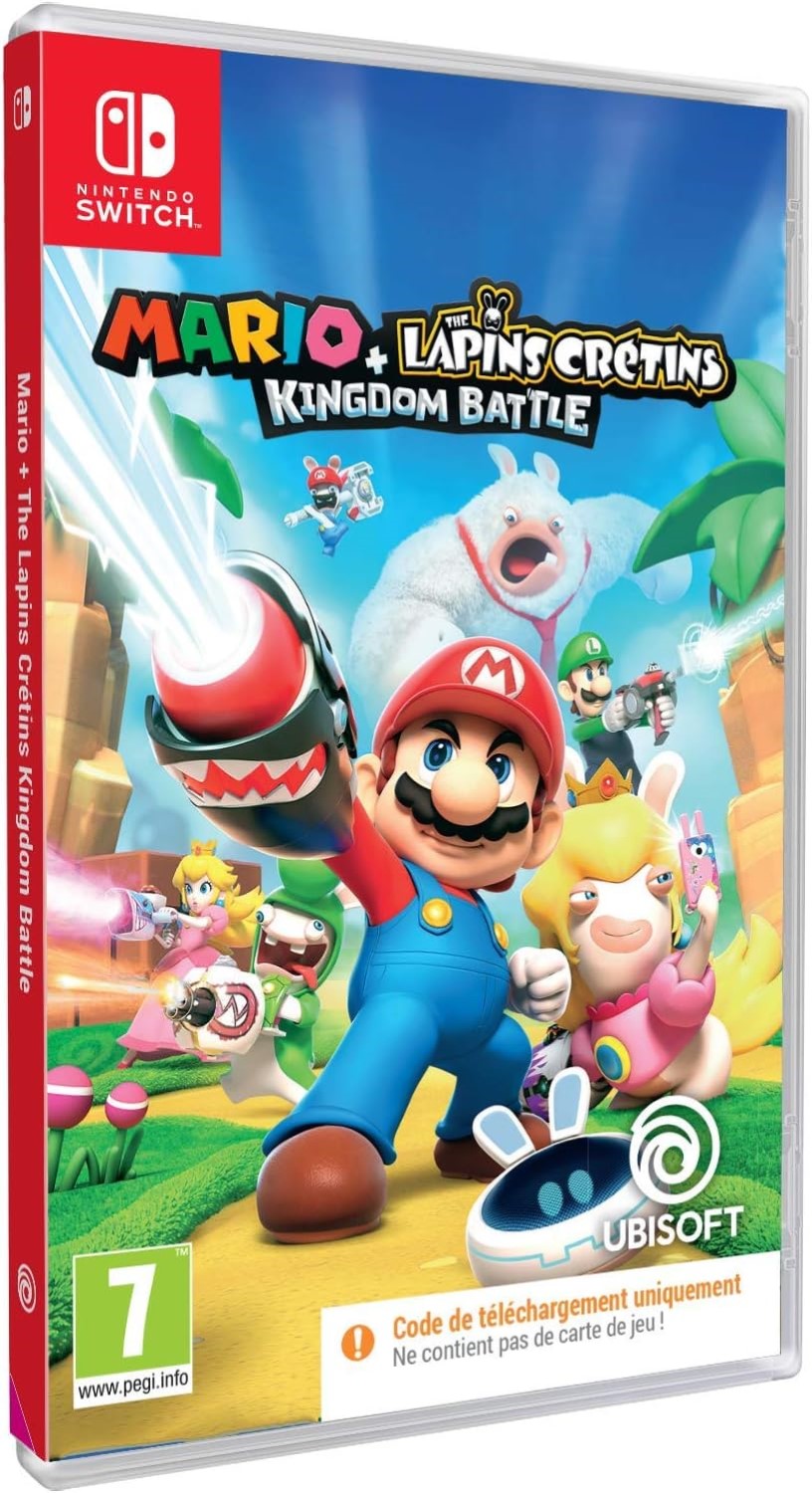 Ubisoft Mario + Les Lapins Crétins Kingdom Battle - Code de téléchargement - Switch - Version française