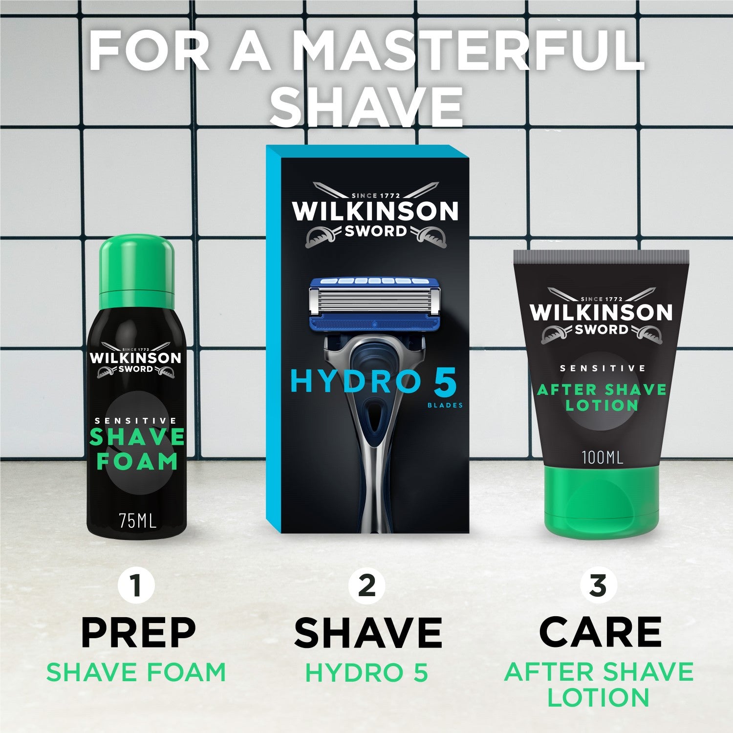 Wilkinson Sword Mousse à raser Noir