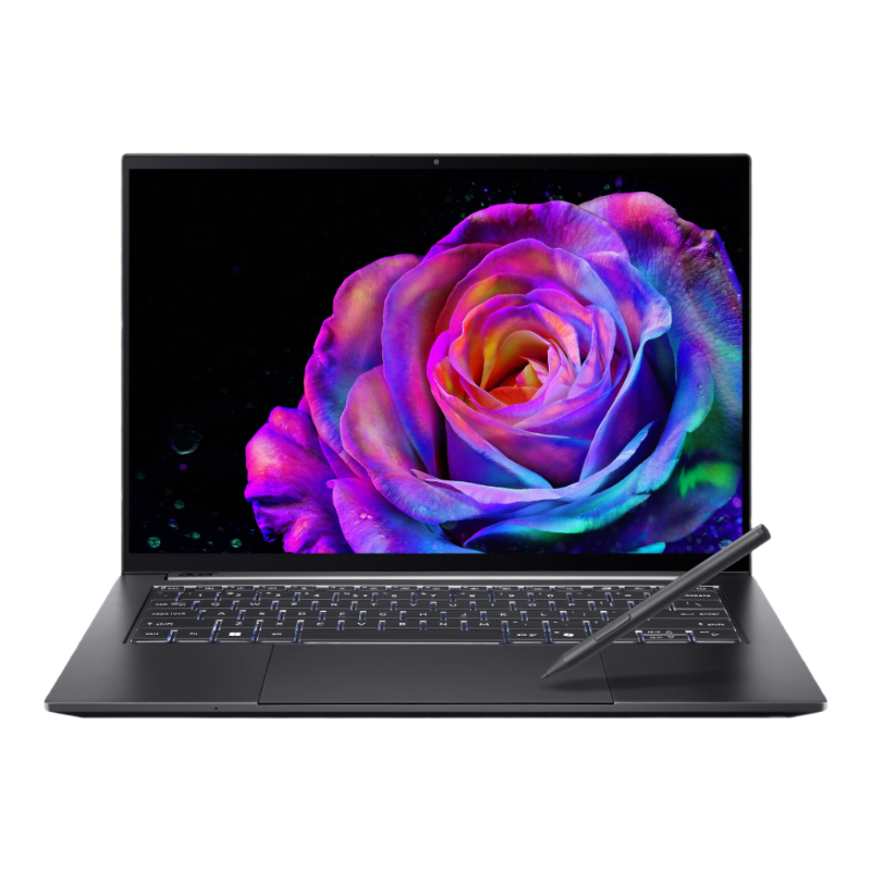 Acer Swift X 14 SFX14-73G 14,5 po OLED - Intel Core Ultra 7 - GeForce RTX 5050 - 16 Go RAM - SSD 1 To - Écran tactile