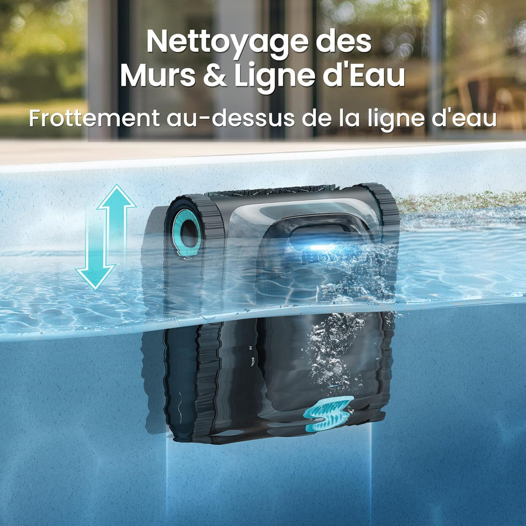 Robot de piscine Aiper Scuba S1 + Tondeuse robot AI AirSeekers TRON SE, Équipement de jardin automatique intelligent, Contrôle via application, Étanchéité IPX6