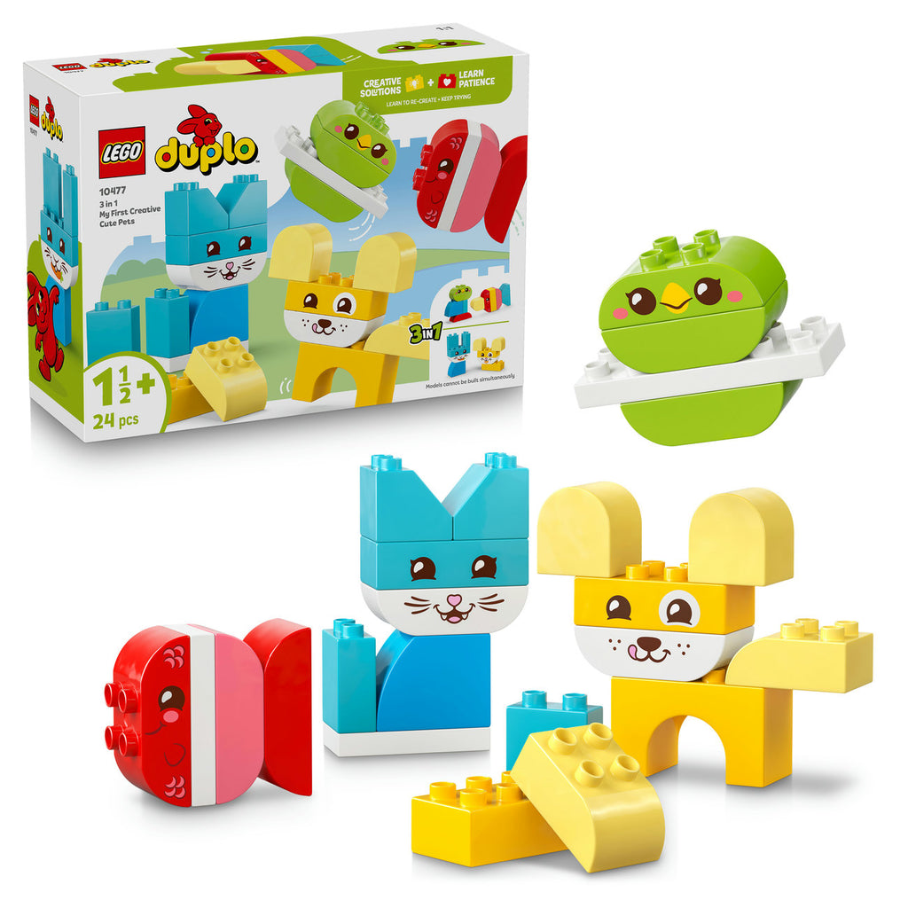 LEGO DUPLO 10477 Les jolis animaux créatifs 3-en-1