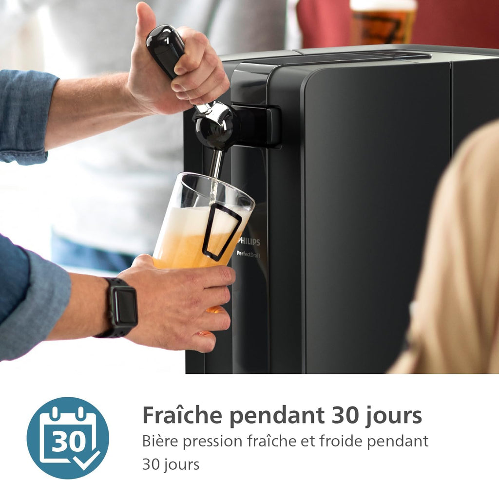 Philips HD3760/90 PerfectDraft Série 5000 Tireuse à bière, noir - 6 L
