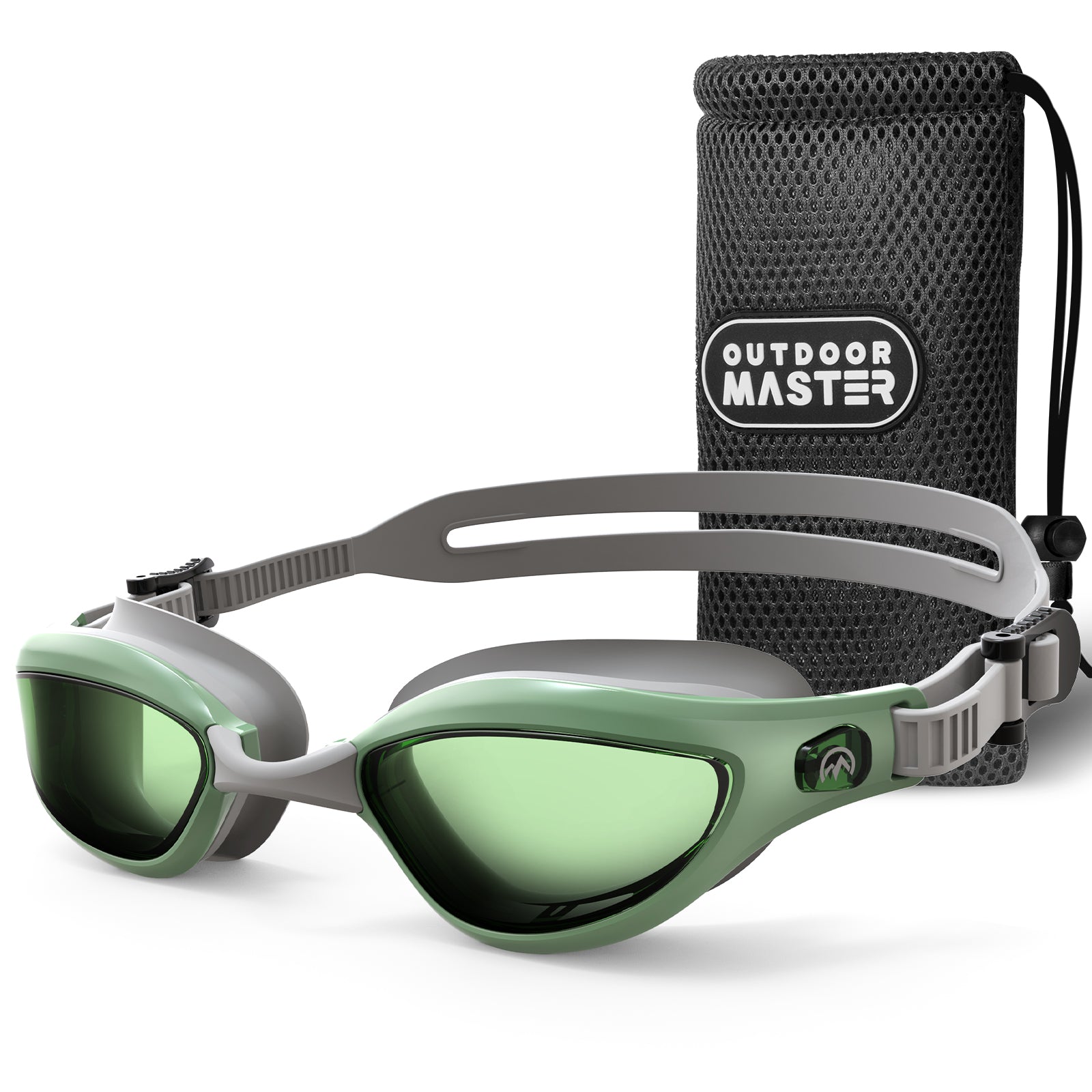 OutdoorMaster Goby Lunettes de natation adulte - Vert