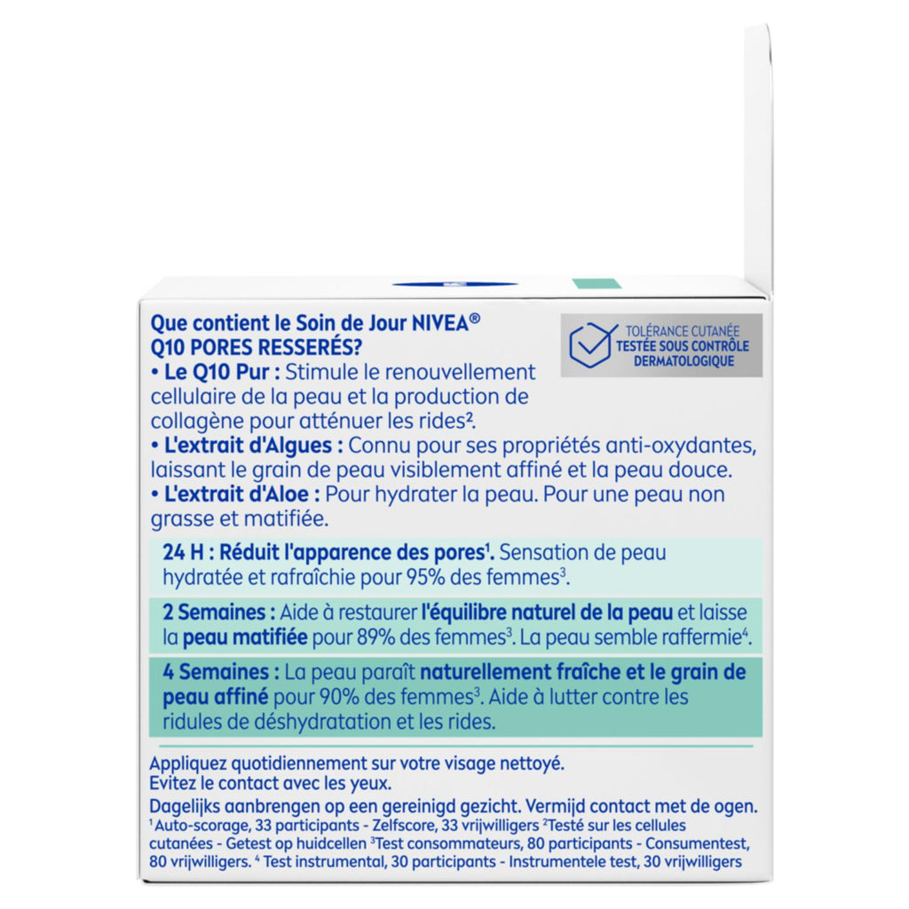 NIVEA Q10 Power Crème de Jour Anti-Rides Affinant les Pores SPF 15 - 50 ml