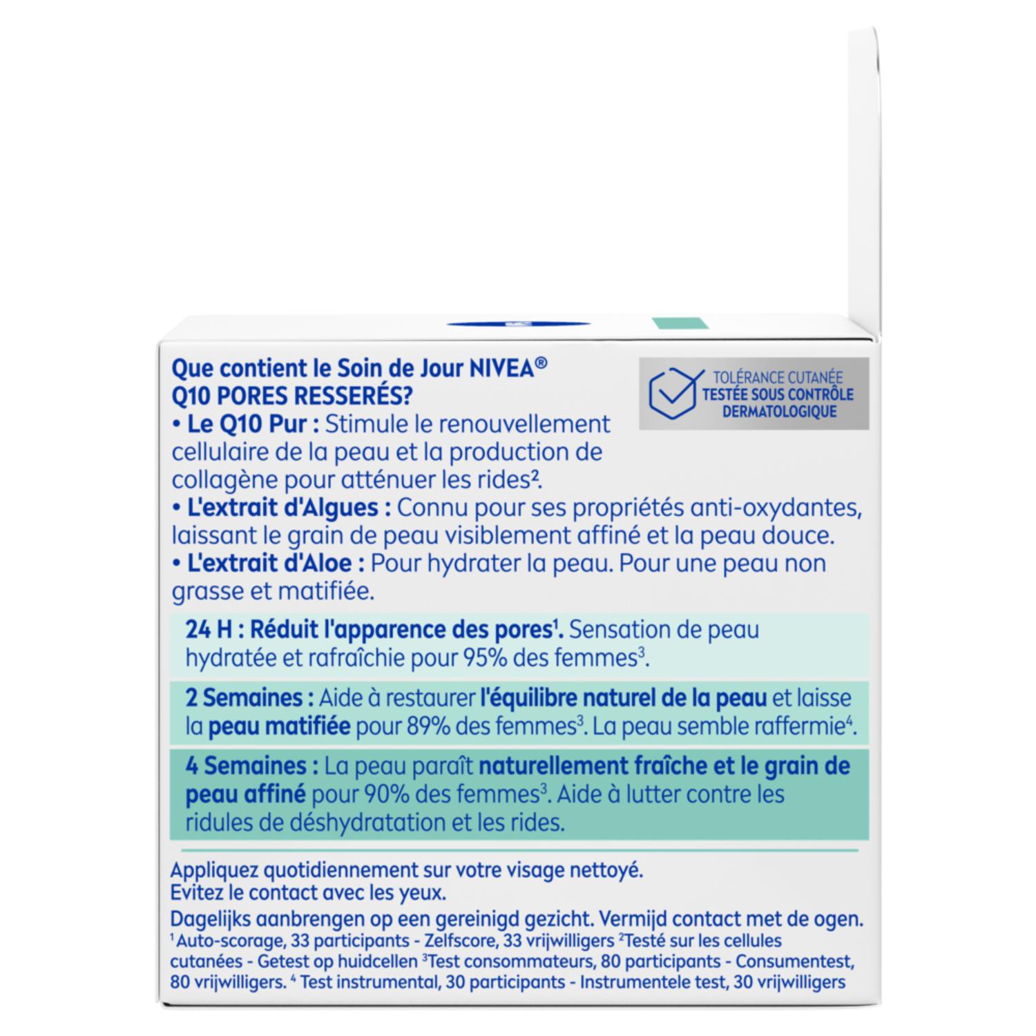 NIVEA Q10 Power Crème de Jour Anti-Rides Affinant les Pores SPF 15 - 50 ml