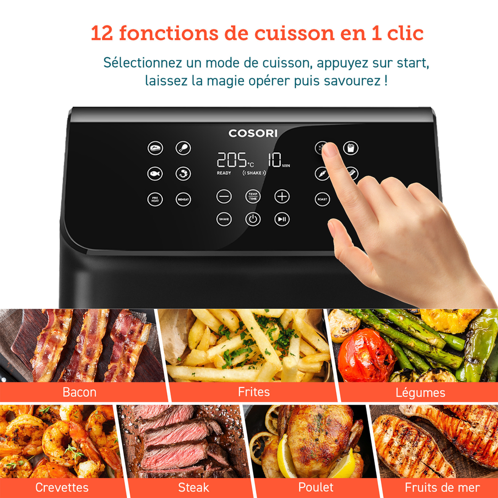 COSORI P651 Premium II Édition Chef AirFryer - 6,2 L