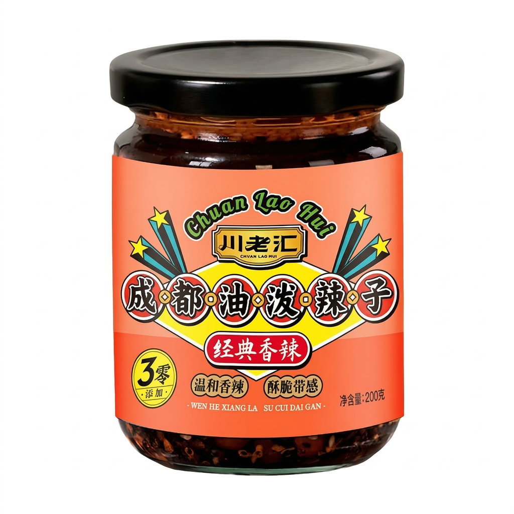 Huile Piquante du Sichuan ChuanLaoHui 200g