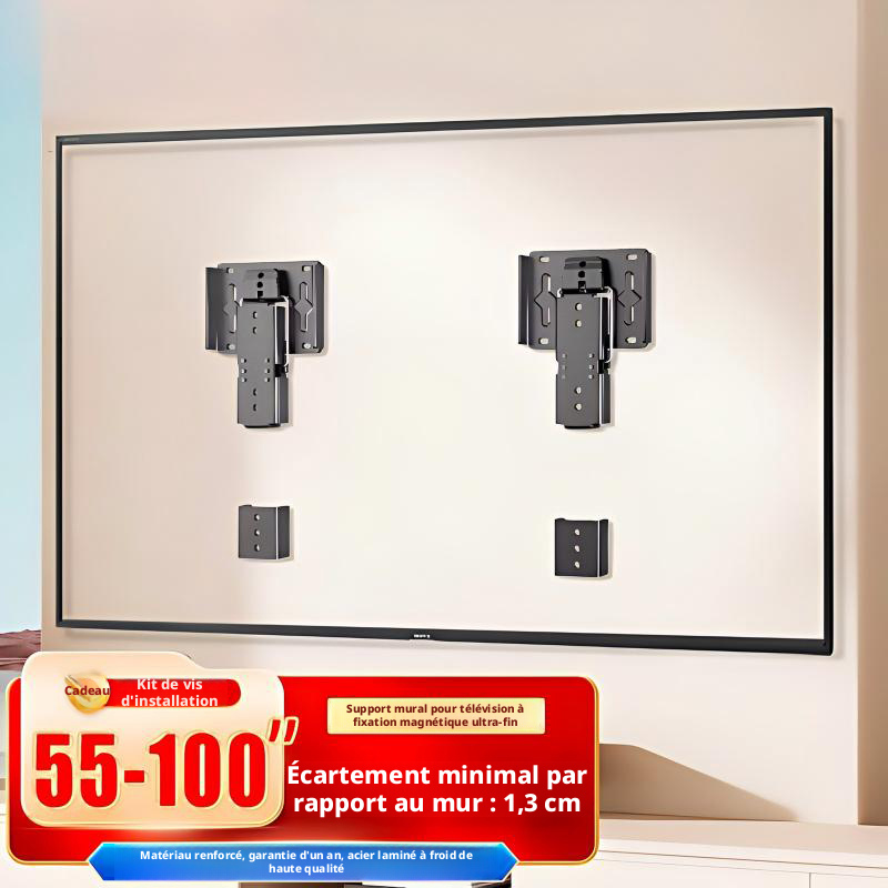 CNTSLNB+ Support Mural TV + Support TV Fixe + 32-100 pouces