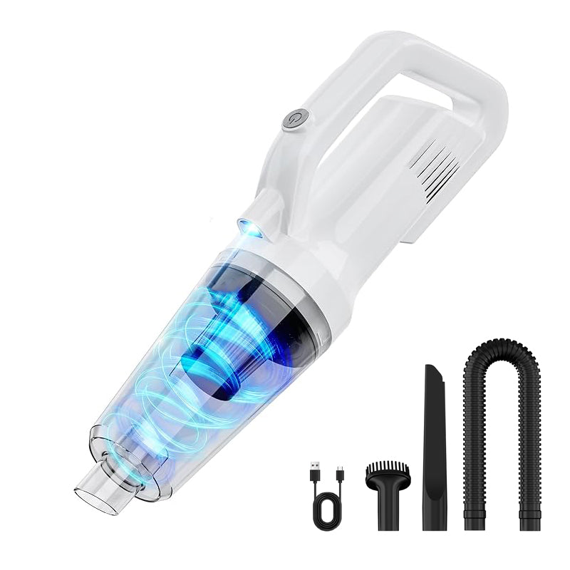 Aspirateur portable sans fil Big Dustin 5500Pa avec LED, filtre lavable, embouts multiples, pour voiture et maison