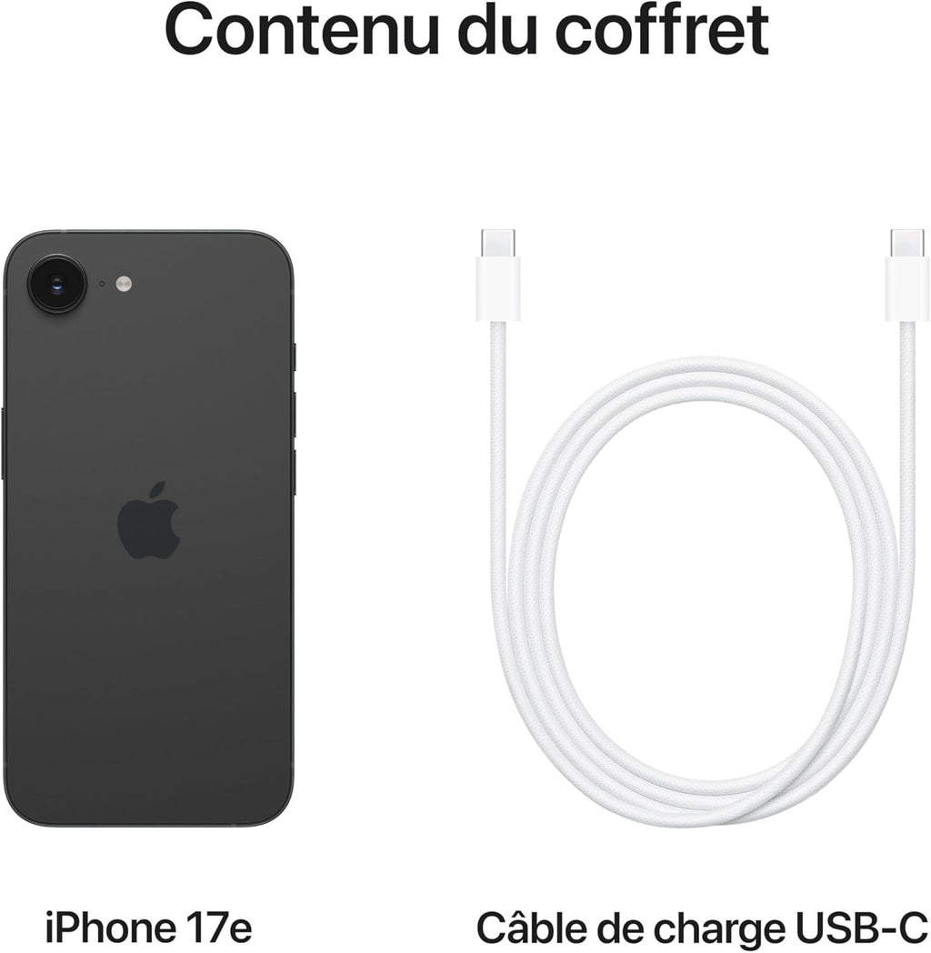 Apple iPhone 17e 256 Go Noir