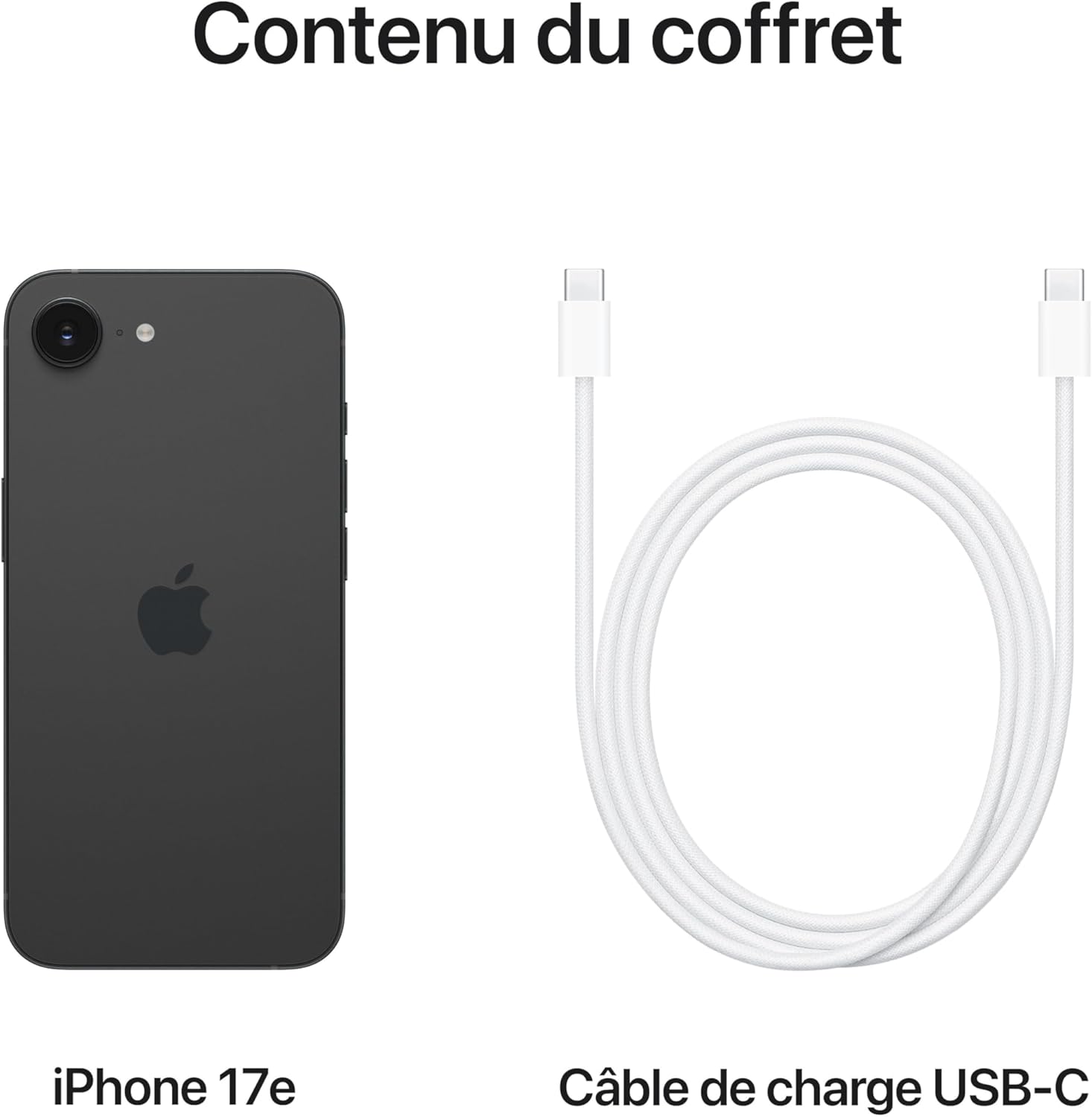 Apple iPhone 17e 256 Go Noir