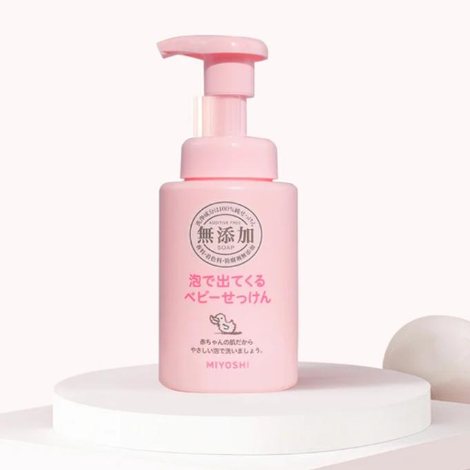 MIYOSHI Savon pour Bébé Sans Additifs 250ml