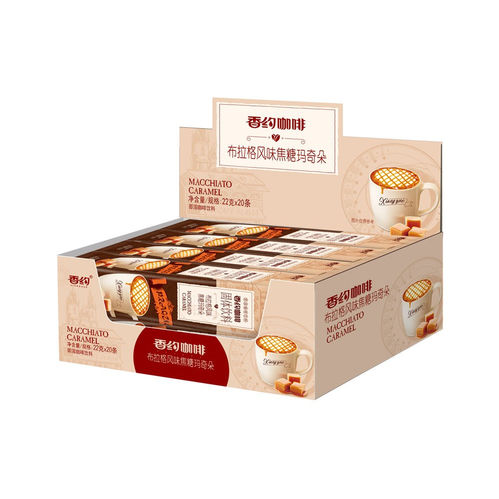 Xiang Yue Caramel Macchiato saveur de Prague 22 g x 20