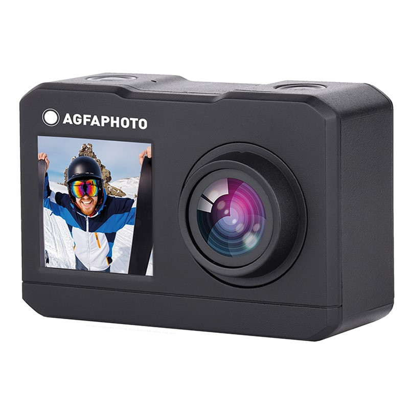 AgfaPhoto Actioncam 2.7K avec boîtier étanche et accessoires
