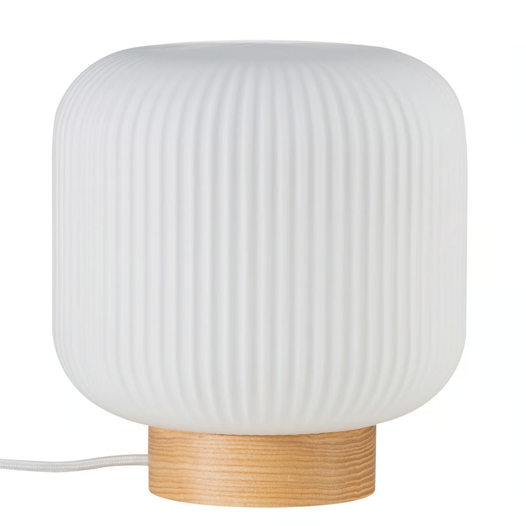 Lampe à poser MILFORD verre base bois IP20 E27 - Nordlux, Intérieur