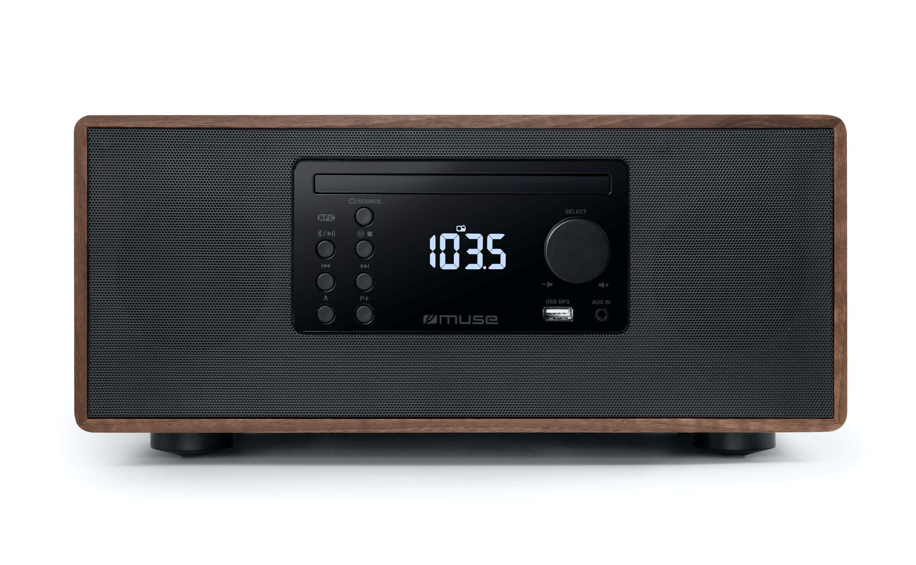 MUSE M-692 BTCW Enceinte Bluetooth avec radio FM, CD et port USB