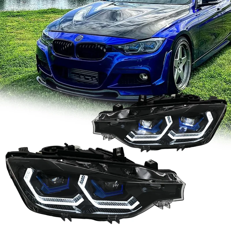 TYPY Kit d’éclairage LED automobile pour BMW Série 3 F30 F35 2012-2019 phares antibrouillards DRL stop et clignotants