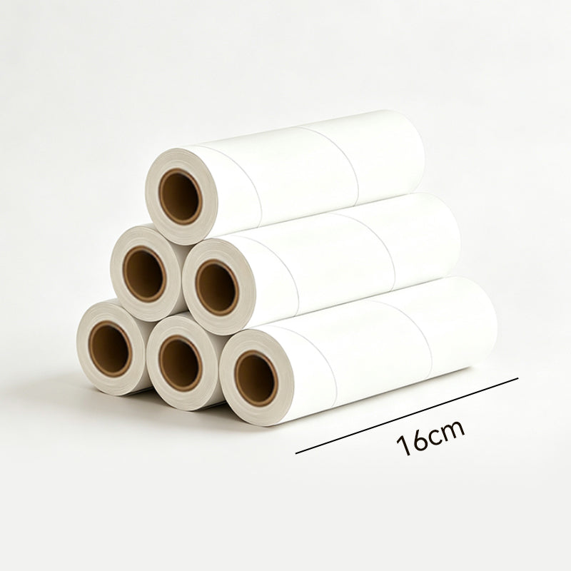 JORDAN&JUDY Grand papier adhésif anti-poussière 16 cm, déchirable, pour utilisation avec un rouleau anti-poussière, 360 feuilles (6 rouleaux de papier adhésif)