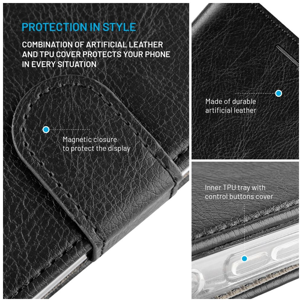 FIXED Coque de téléphone Opus pour Apple iPhone 17 Pro, noir