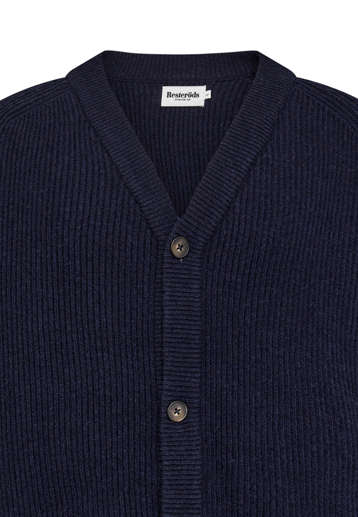 Resteröds Cardigan Kyle Bleu marine M