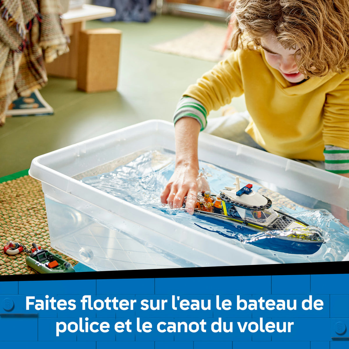 LEGO City 60456 La course-poursuite en bateau de police