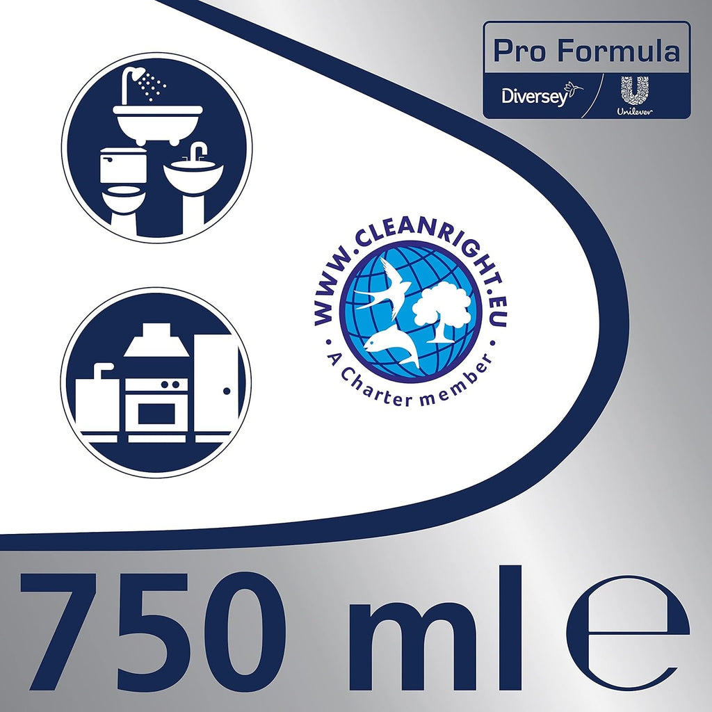 Cif Original Nettoyant Crème aux Microcristaux, Formule Professionnelle, Multi-Surfaces, 750 ml