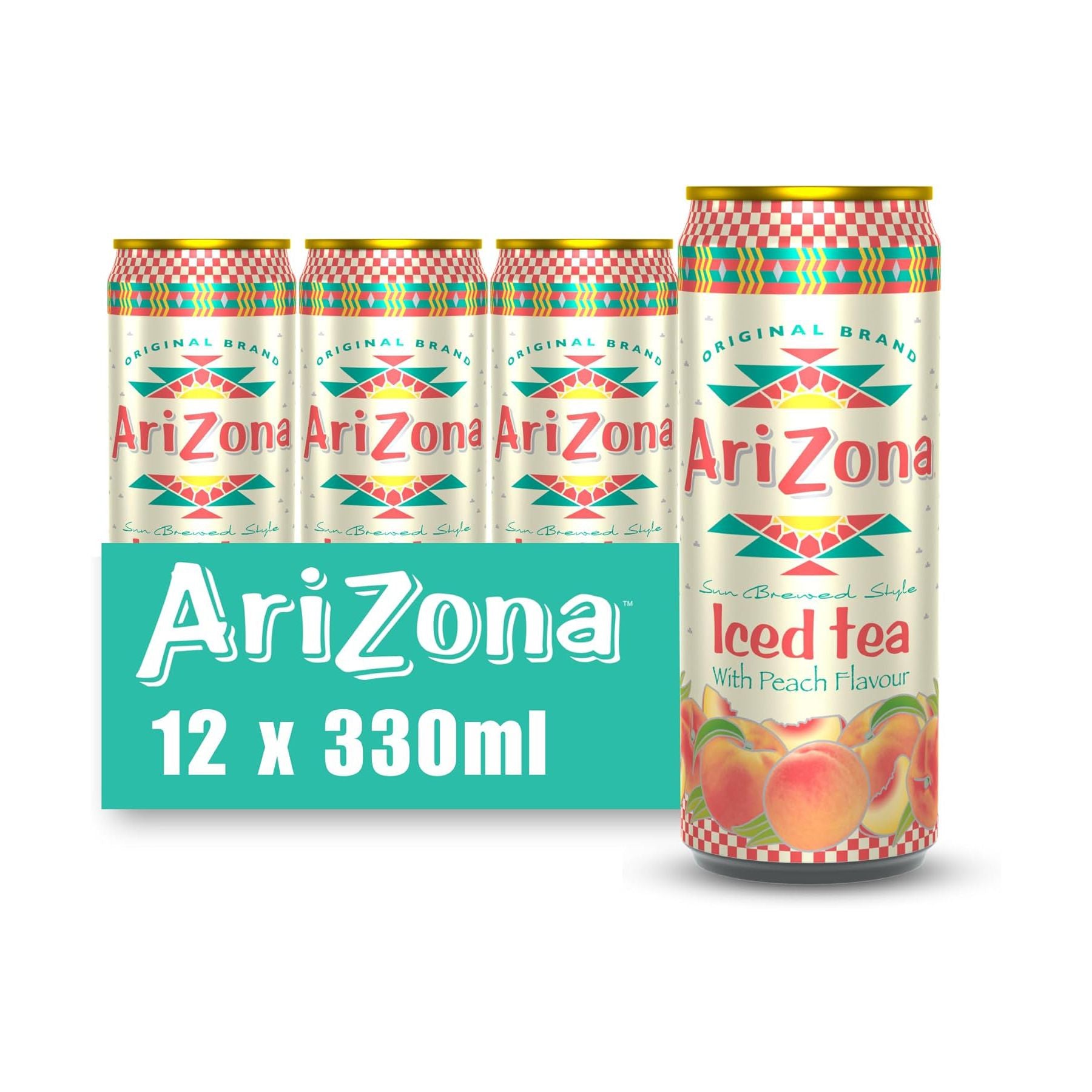 Arizona Thé Glacé Pêche - 12 x 330 ml