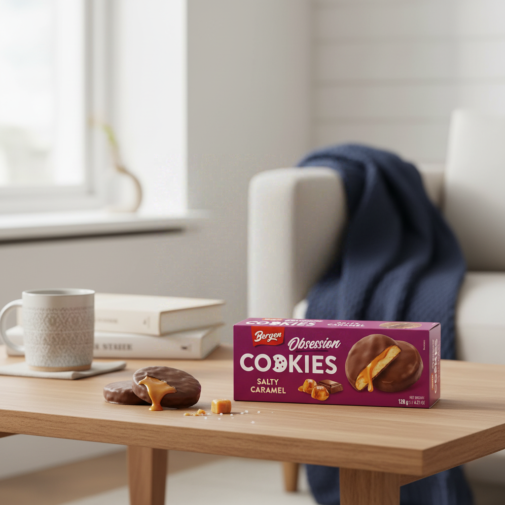 BERGEN Obsession Biscuits au caramel salé - 128 g