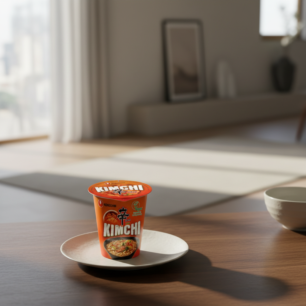 Nongshim ramyun nouilles instantanées au kimchi format cup - 75 g