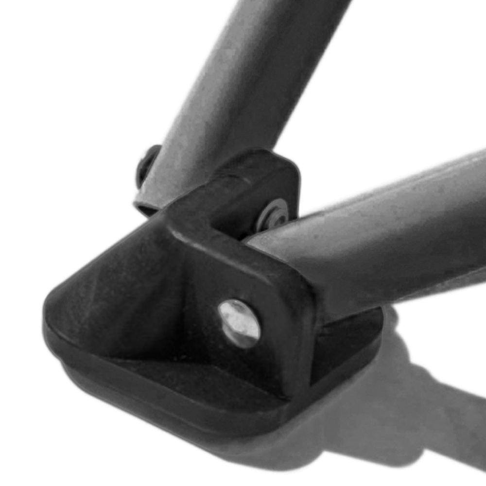 Mobi Garden, Chaise lune pliante et portable pour le camping, la pêche et le pique-nique, Noir, Assise large de 64,5 cm, Capacité de charge élevée, Durable et résistante à la déchirure