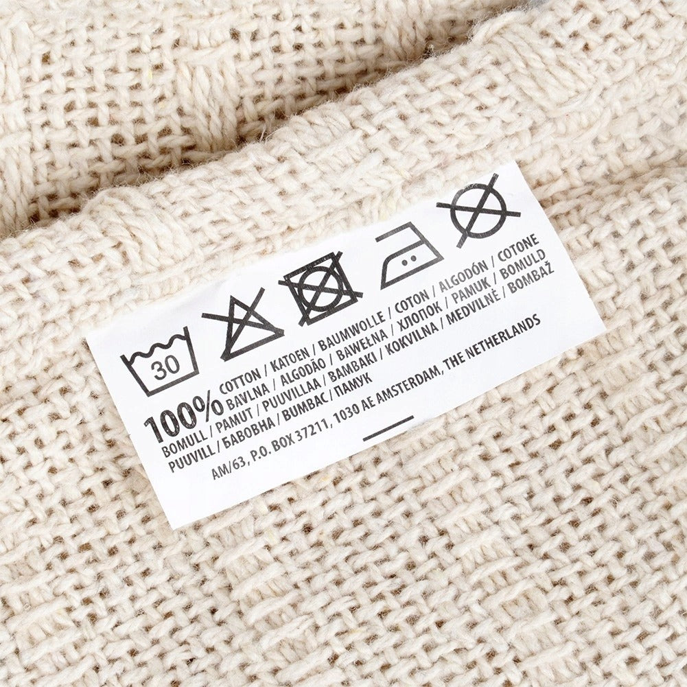 Koopman Lot de 4 sets de table en coton - Beige - 30 x 45 cm