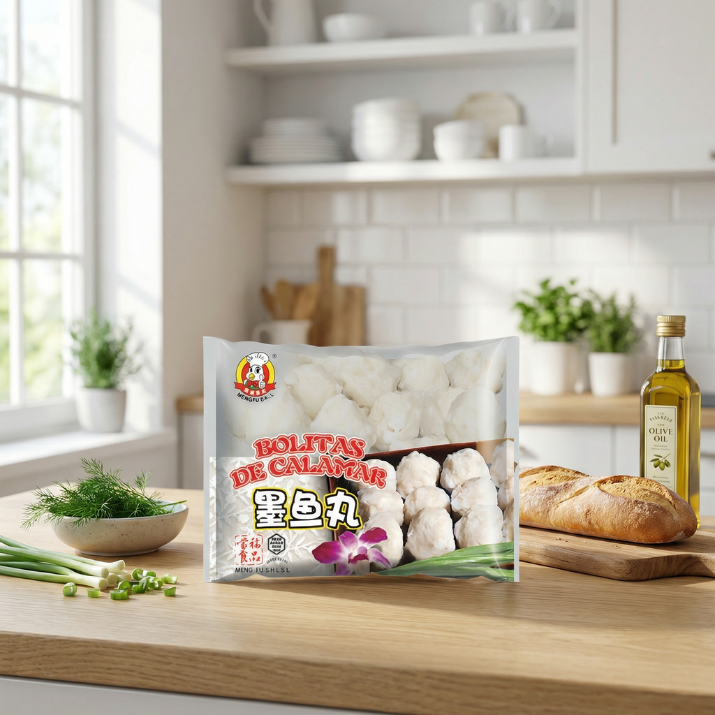 Meng Fu Boulettes de calmar - 360 g