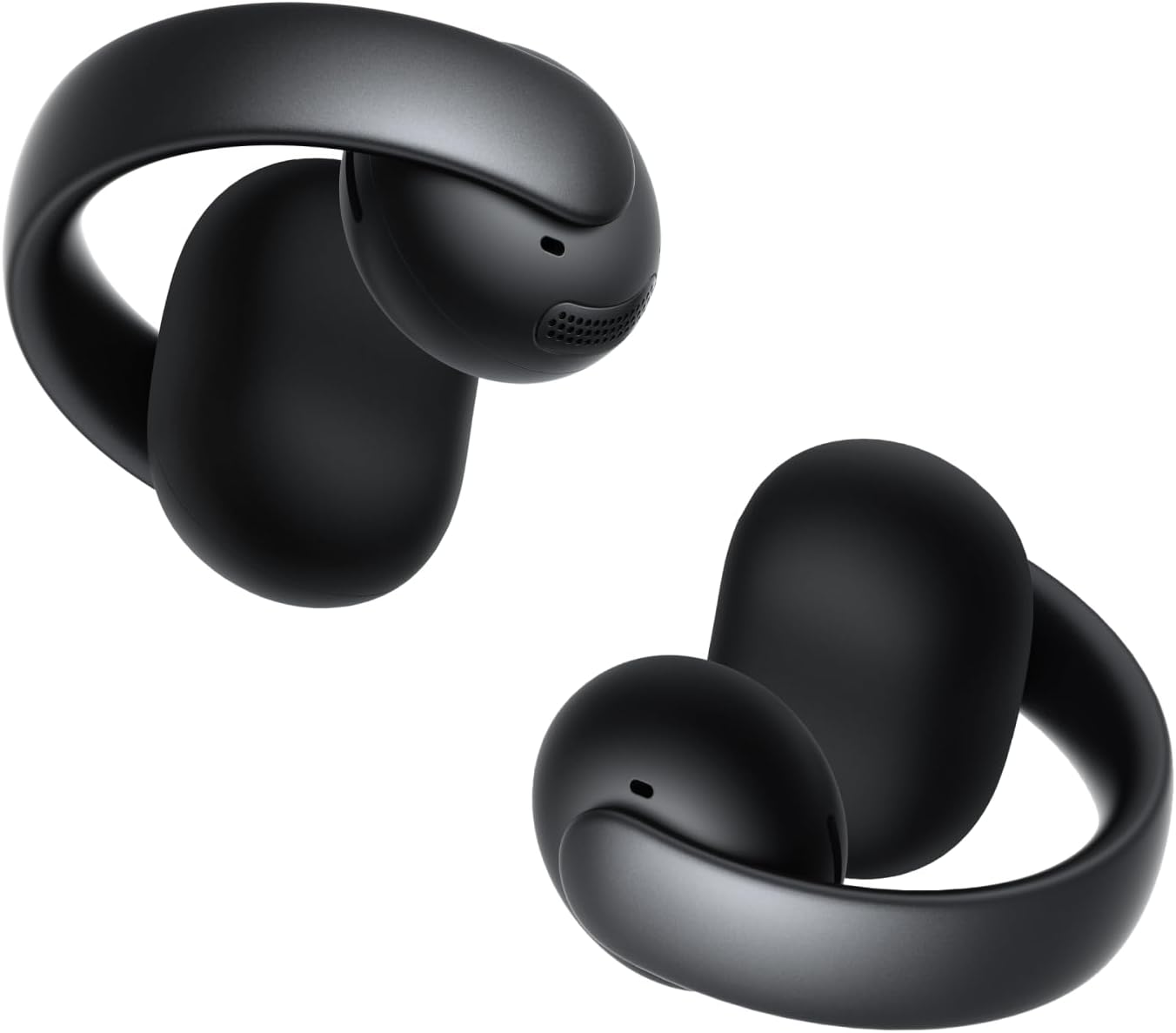 soundcore AeroClip, Écouteurs Bluetooth à oreille ouverte, Confort toute la journée, 4 microphones à IA, Maintien sûr, Transducteur 12 mm, Audio haute résolution, Conception en anneau ouvert