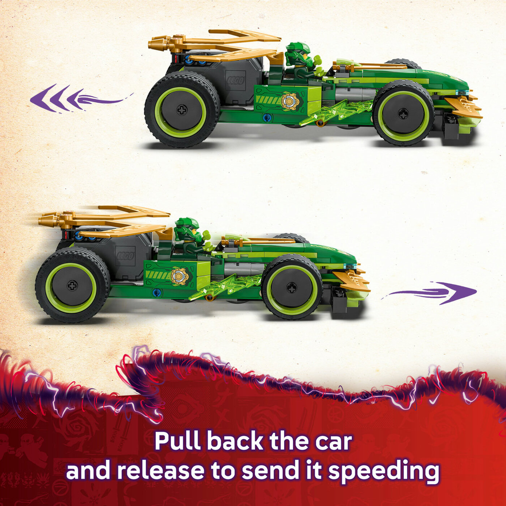 LEGO Ninjago 71828 La voiture de course à rétrofriction de Lloyd