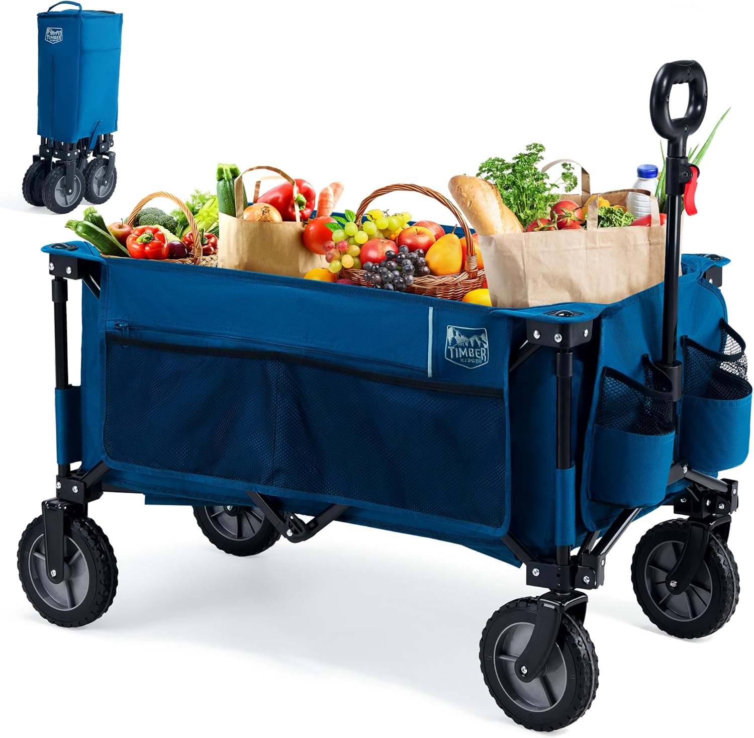 TIMBER RIDGE 21727S Chariot 90 x 50 x 30 Lot de 1